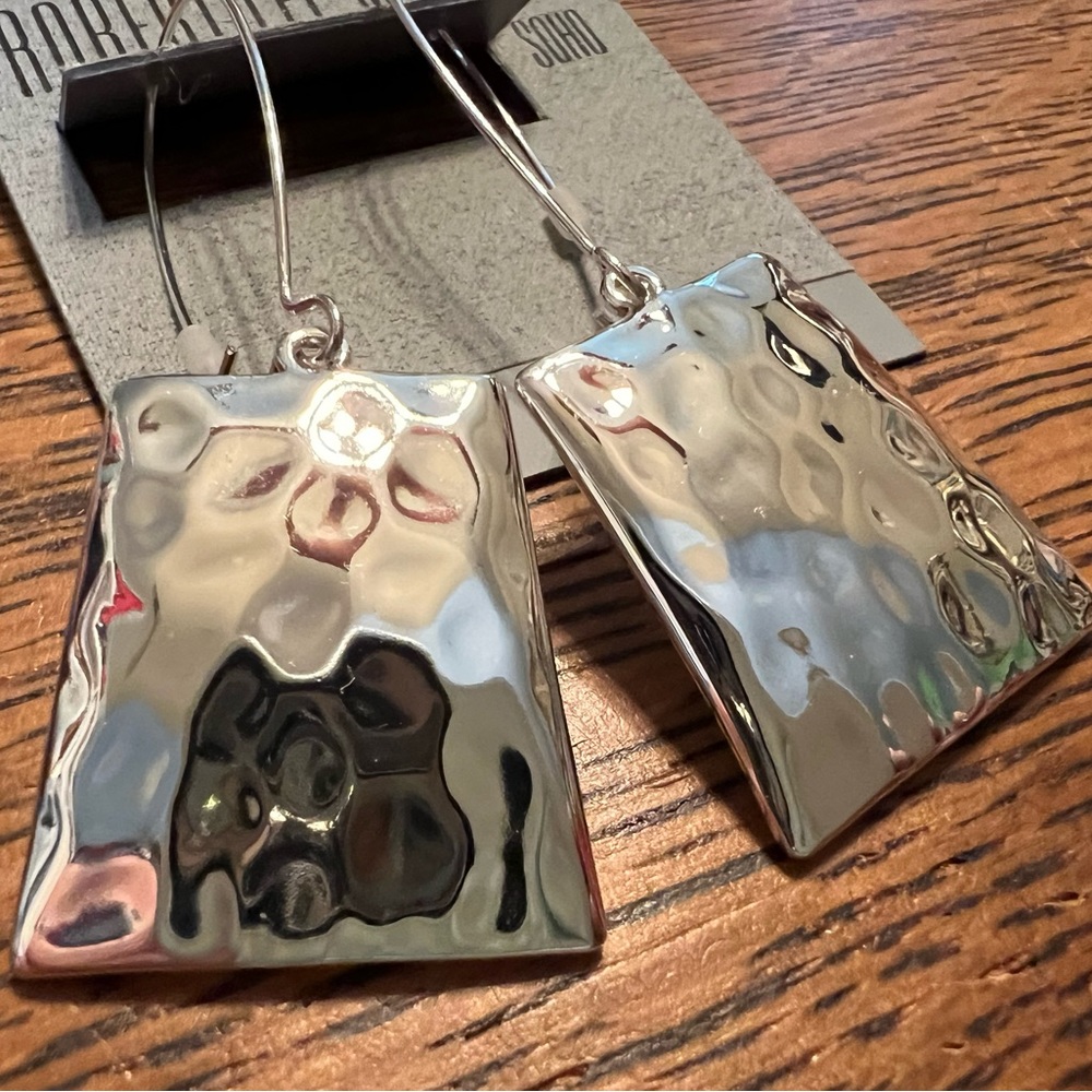 Robert Lee Morris Silver Earrings - Picture 3 of 5